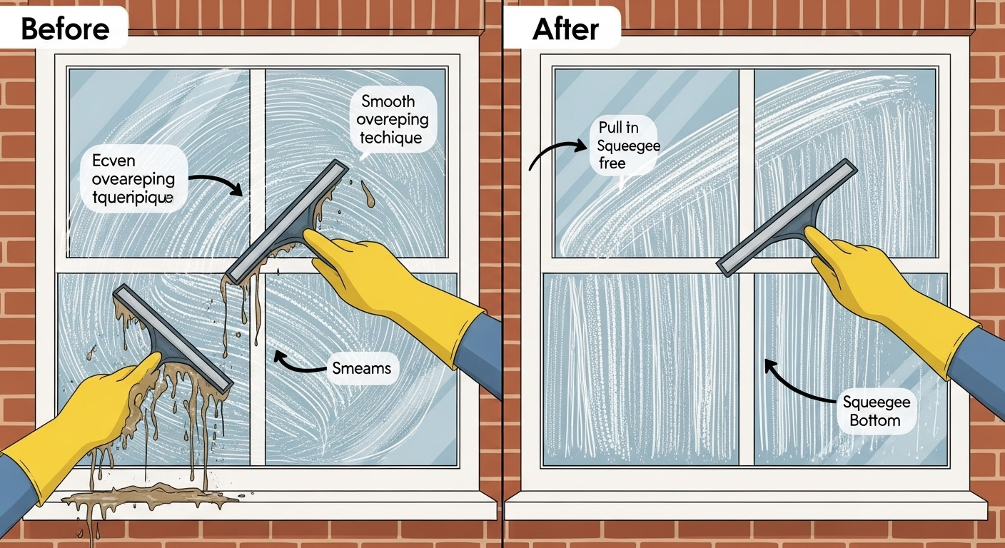 Window cleaning mistakes