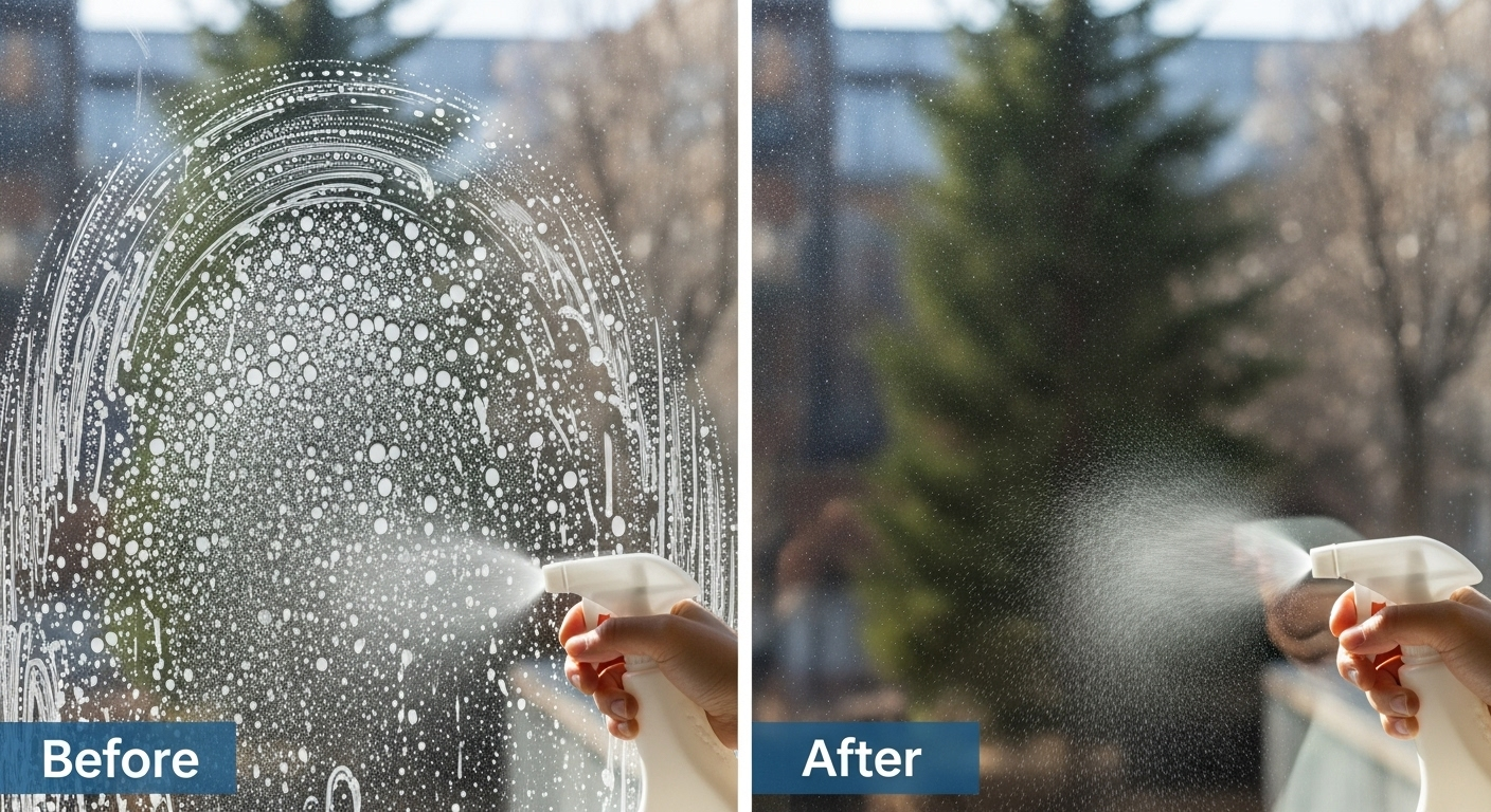 Hard water stains