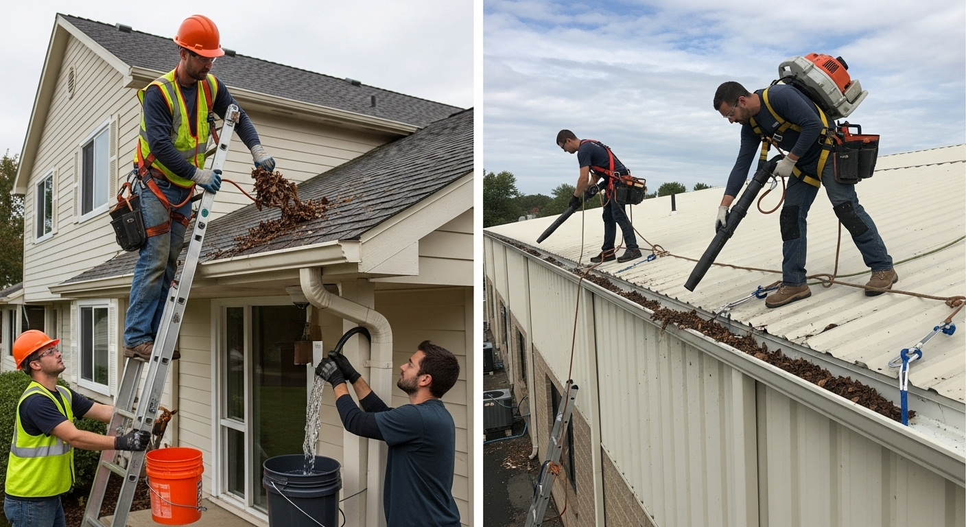 Professional Gutter Cleaning Service